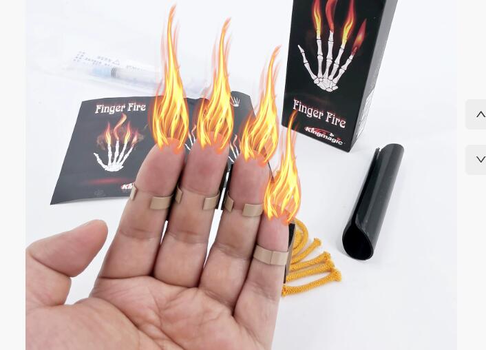 4 adet/takım Parmak Ateşi Sihi - Thumb Tip Magic Trick Set incelemesi ve fiyatı
