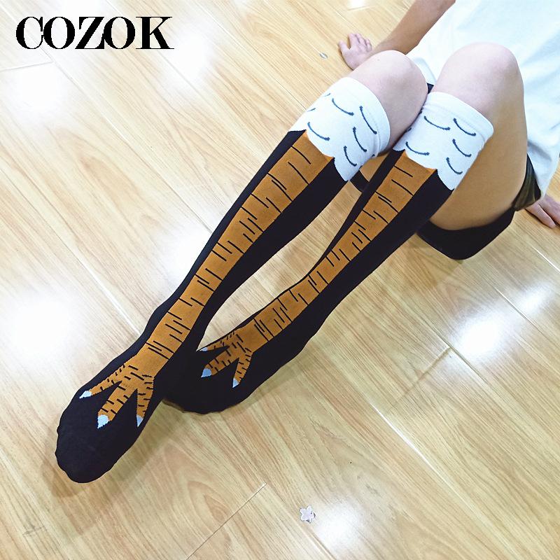 Yüksek Kaliteli Bayan Çılgın K - Funny Chicken Leg Socks incelemesi ve fiyatı