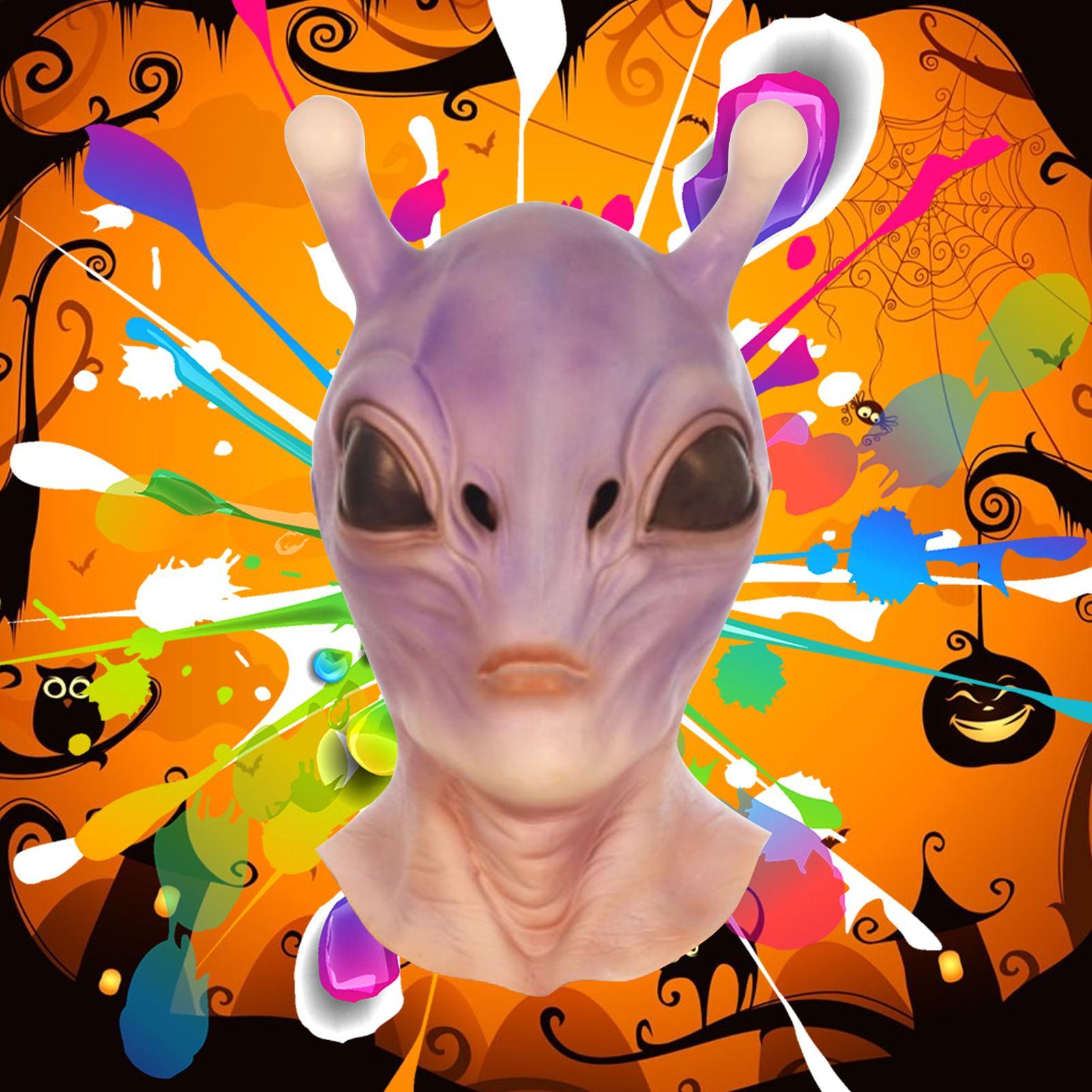 Tam Kafa Gerçekçi Cadılar Bayr - Latex Alien Mask Realistic incelemesi ve fiyatı